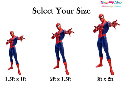 Spiderman Theme Birthday Party Cutout