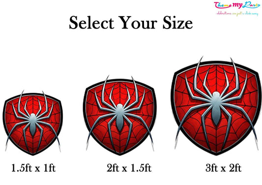 Spiderman Theme Birthday Party Cutout