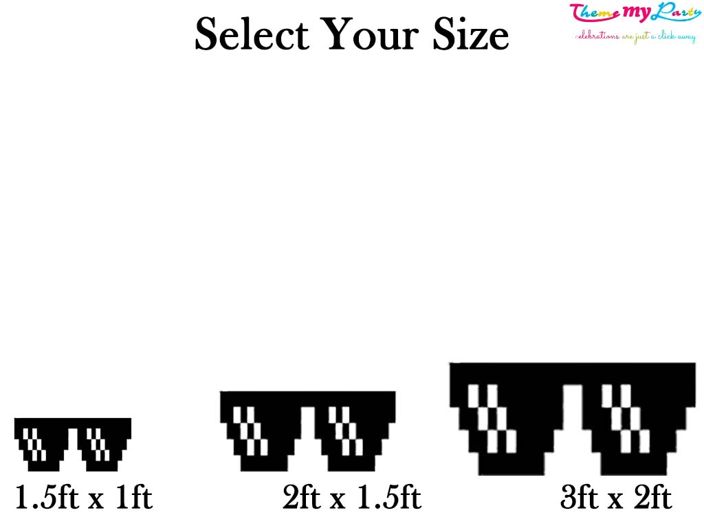 Two Cool Theme Birthday Party Cutout
