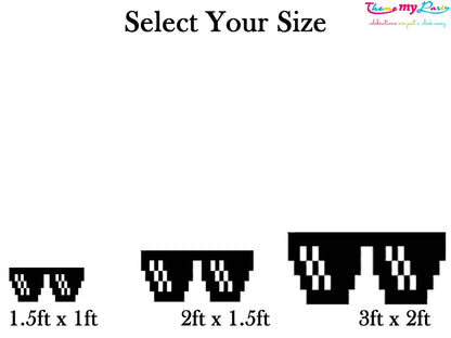 Two Cool Theme Birthday Party Cutout