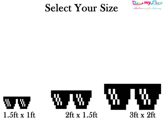 Two Cool Theme Birthday Party Cutout