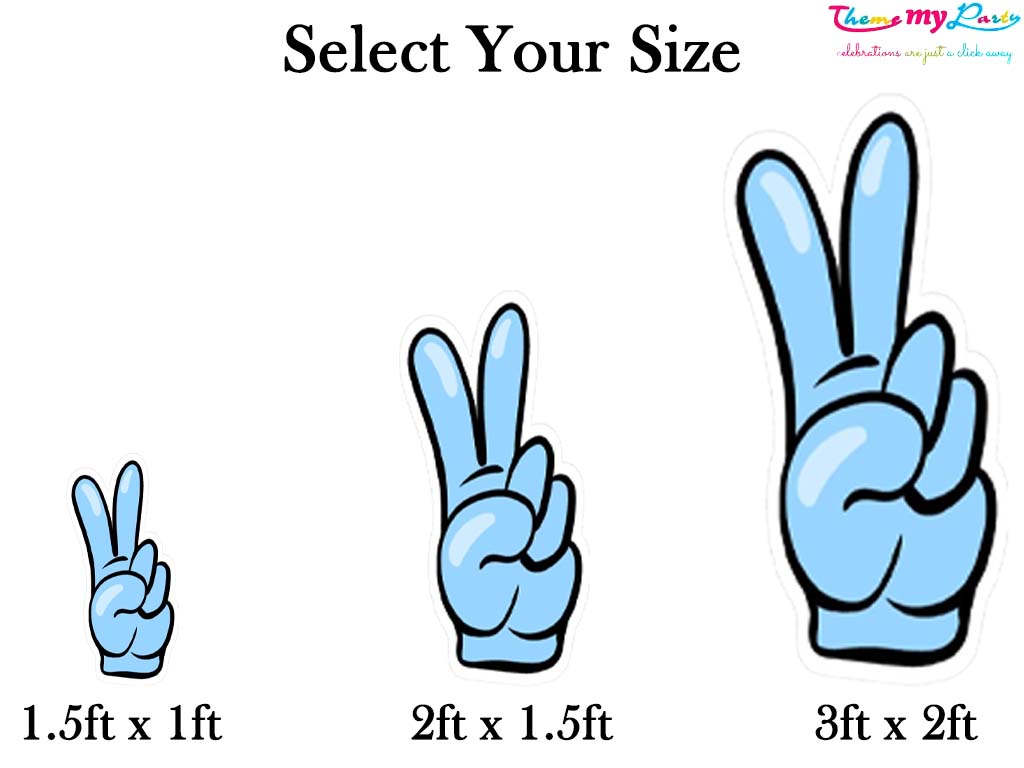 Two Cool Theme Birthday Party Cutout