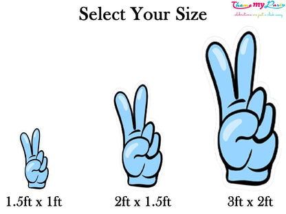 Two Cool Theme Birthday Party Cutout
