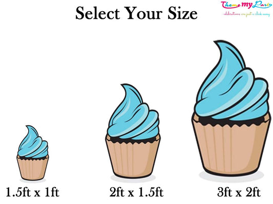 Two Cool Theme Birthday Party Cutout