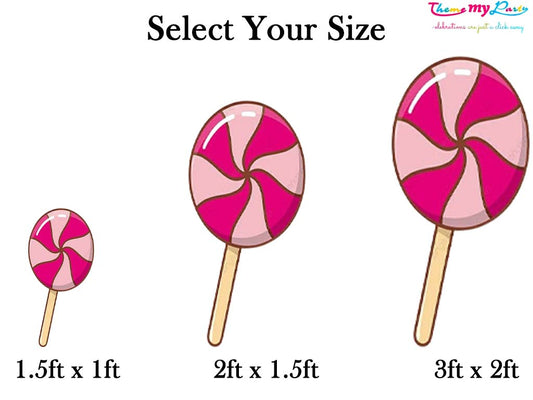 Candyland Birthday Theme Birthday Party Cutout