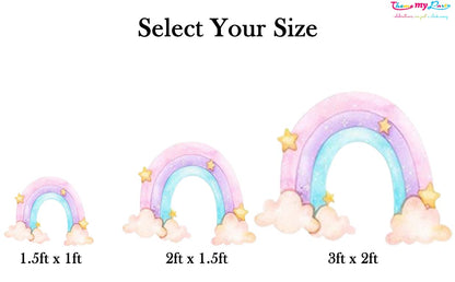 Unicorn Theme Birthday Party Cutout