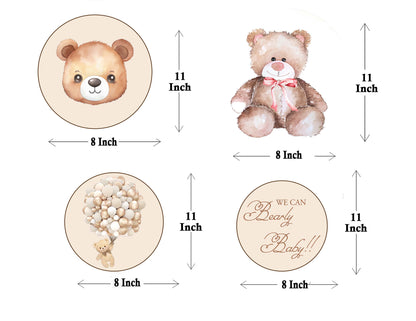 We Can Bearly Wait Baby Shower Party Theme Hanging Set for Decoration 