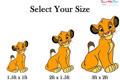 Lion King Theme Birthday Party Cutout