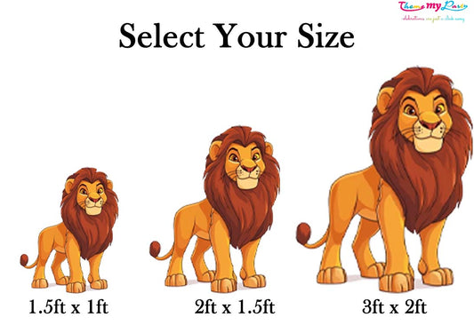 Lion King Theme Birthday Party Cutout