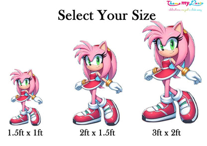 Sonic Theme Birthday Party Cutout