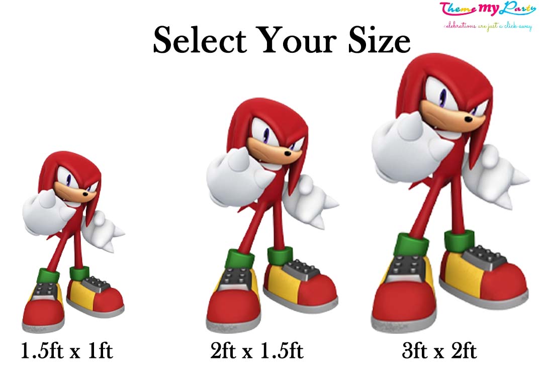 Sonic Theme Birthday Party Cutout