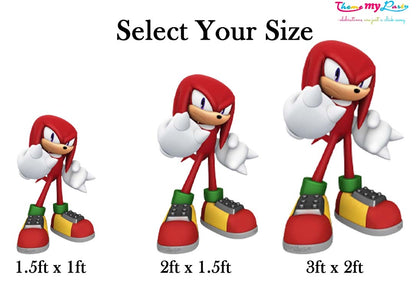 Sonic Theme Birthday Party Cutout