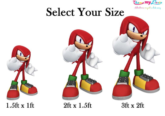 Sonic Theme Birthday Party Cutout