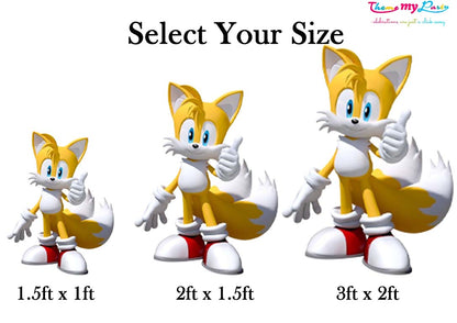 Sonic Theme Birthday Party Cutout