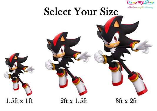 Sonic Theme Birthday Party Cutout