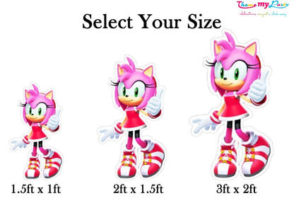 Sonic Theme Birthday Party Cutout