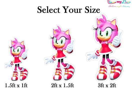 Sonic Theme Birthday Party Cutout