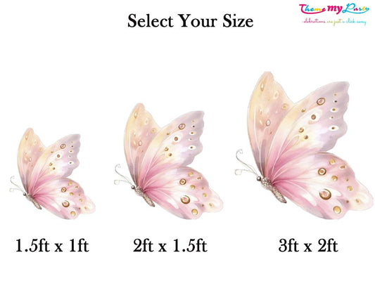 Butterflies & Fairies Theme Birthday Party Cutout