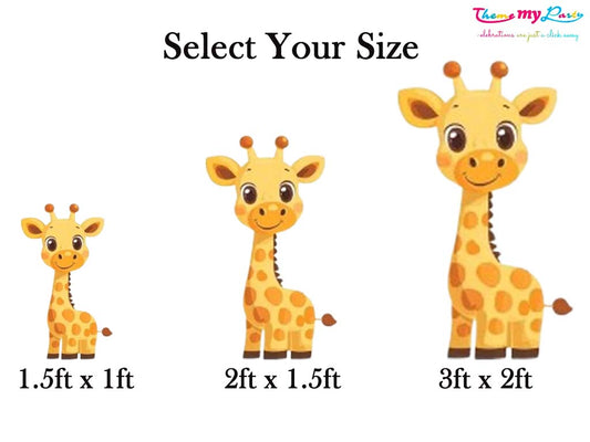 Jungle Theme Birthday Party Cutout