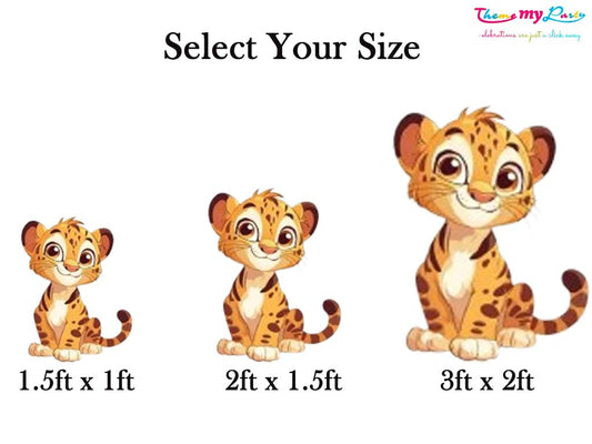 Jungle Theme Birthday Party Cutout