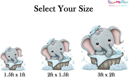 Baby Elephant Theme Birthday Party Cutout