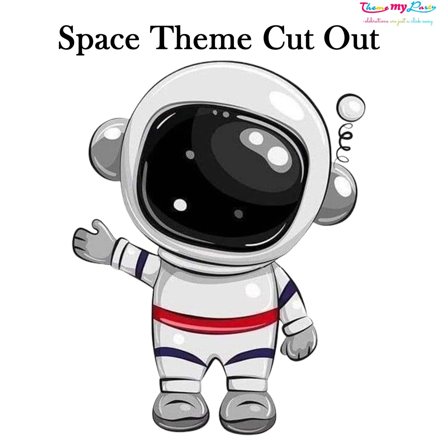 Space Theme Birthday Party Cutout