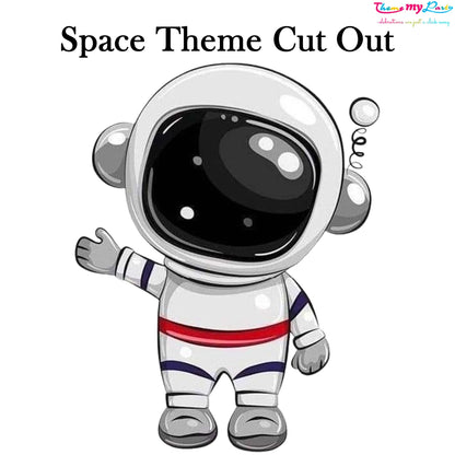 Space Theme Birthday Party Cutout