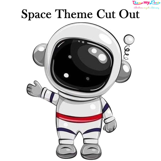Space Theme Birthday Party Cutout