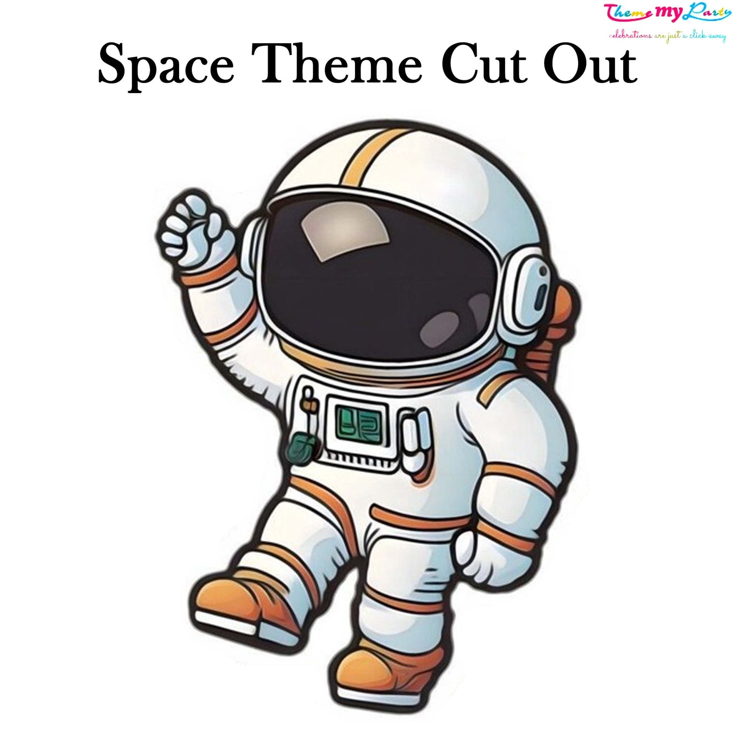Space Theme Birthday Party Cutout