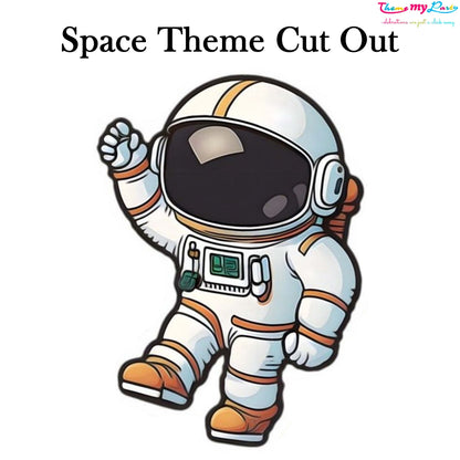 Space Theme Birthday Party Cutout