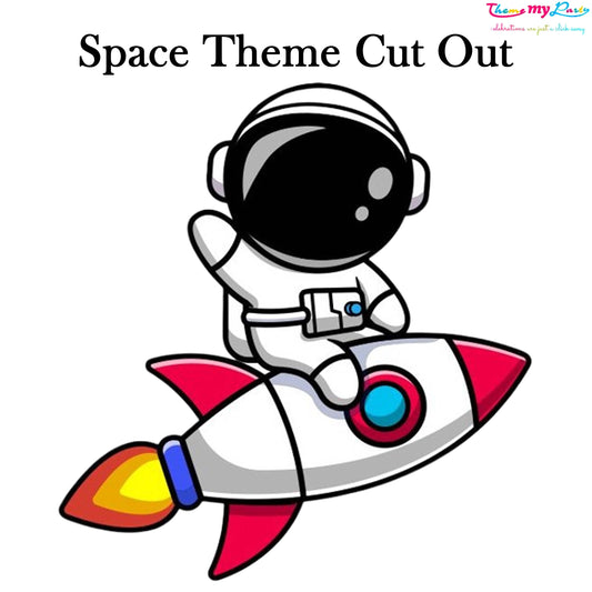 Space Theme Birthday Party Cutout