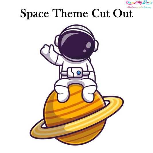 Space Theme Birthday Party Cutout
