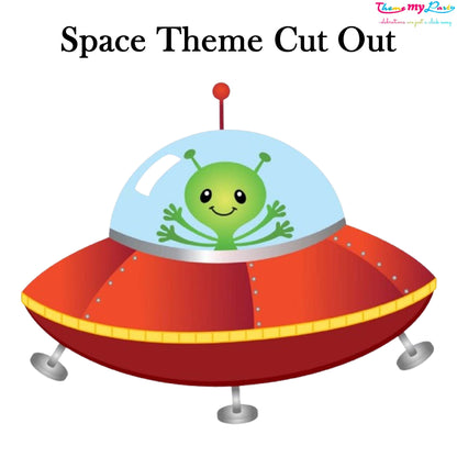 Space Theme Birthday Party Cutout