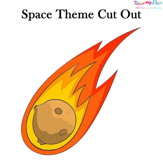 Space Theme Birthday Party Cutout