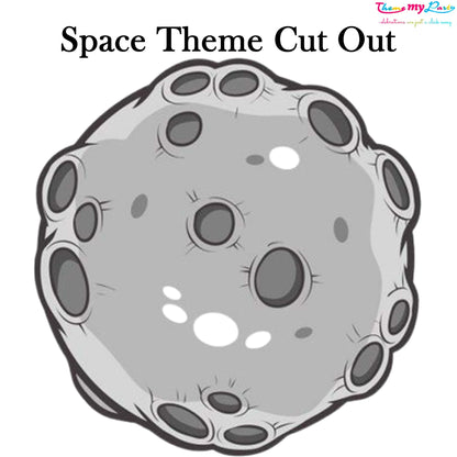 Space Theme Birthday Party Cutout