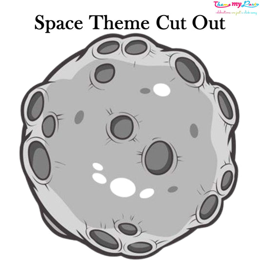 Space Theme Birthday Party Cutout