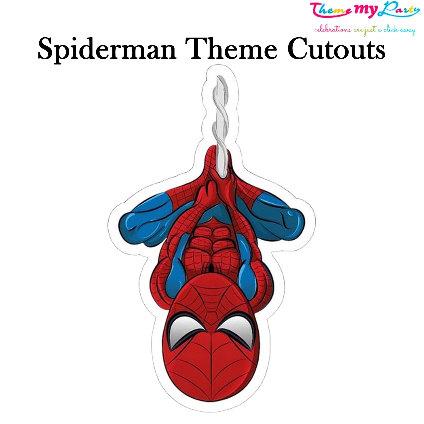 Spiderman Theme Birthday Party Cutout