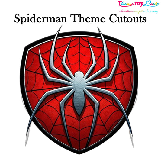 Spiderman Theme Birthday Party Cutout