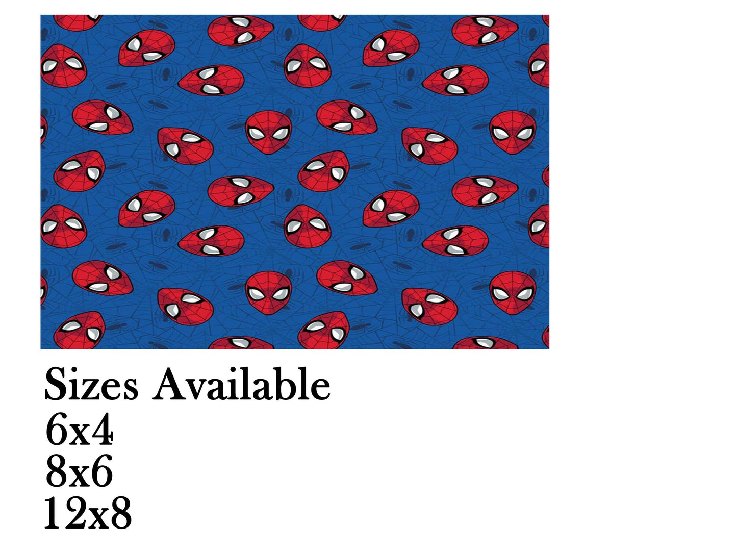 Spiderman Theme Birthday Cake Table Cover