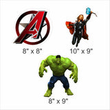 Avenger Theme Birthday Party Table Toppers for Decoration