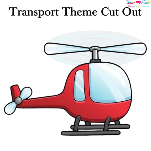 Transport Theme Birthday Party Cutout