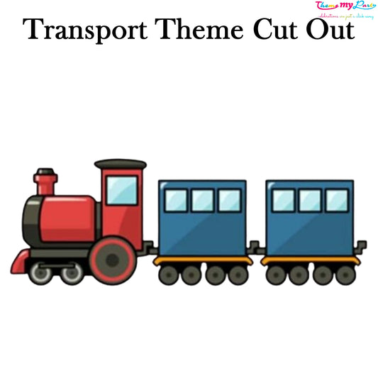 Transport Theme Birthday Party Cutout