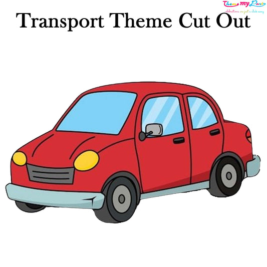 Transport Theme Birthday Party Cutout