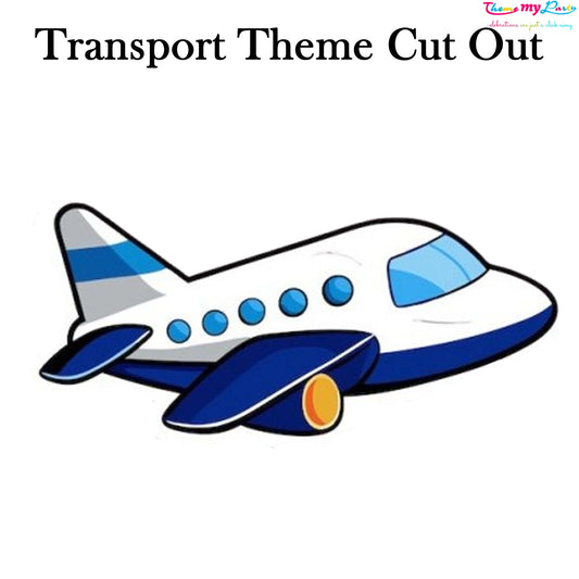 Transport Theme Birthday Party Cutout