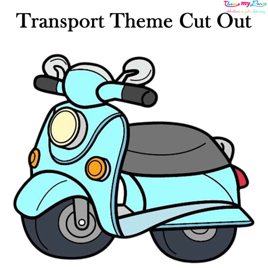 Transport Theme Birthday Party Cutout