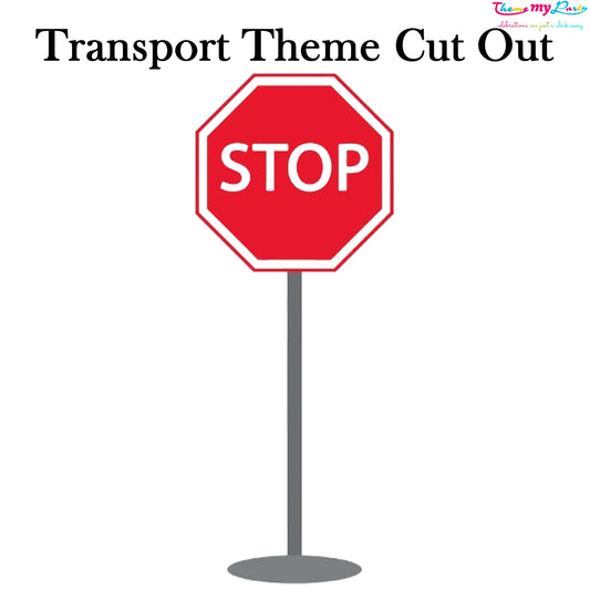Transport Theme Birthday Party Cutout