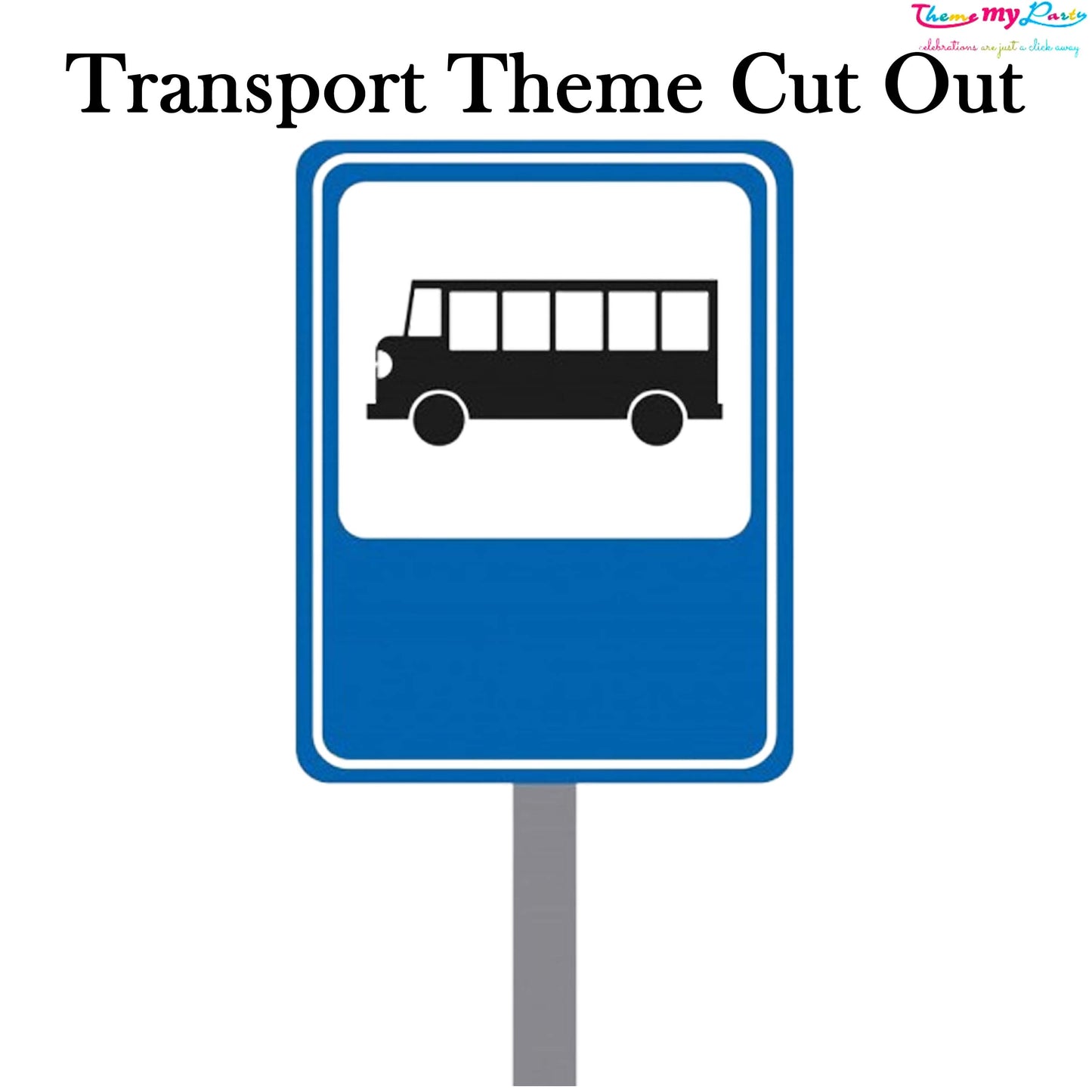 Transport Theme Birthday Party Cutout