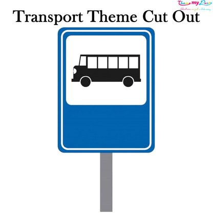 Transport Theme Birthday Party Cutout