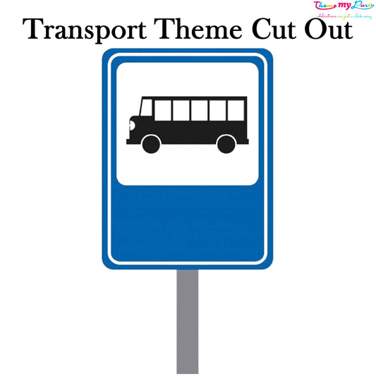Transport Theme Birthday Party Cutout