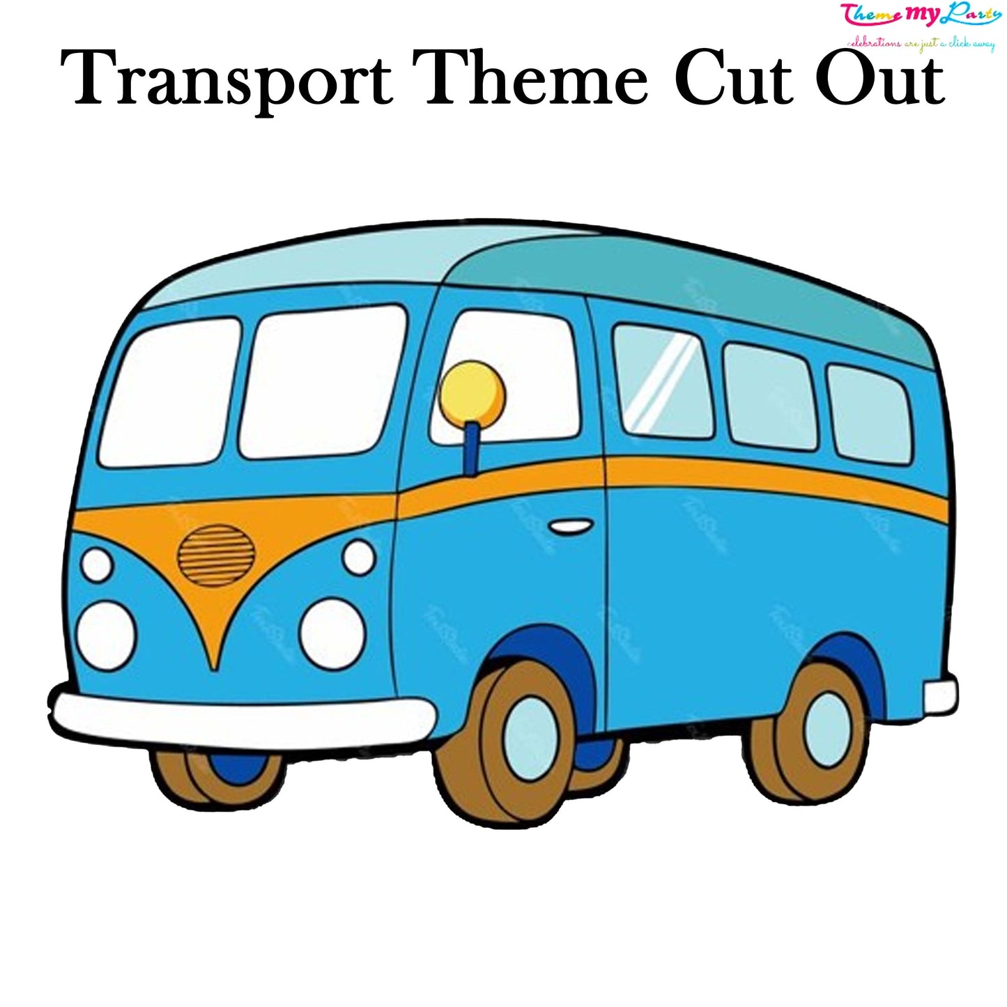 Transport Theme Birthday Party Cutout